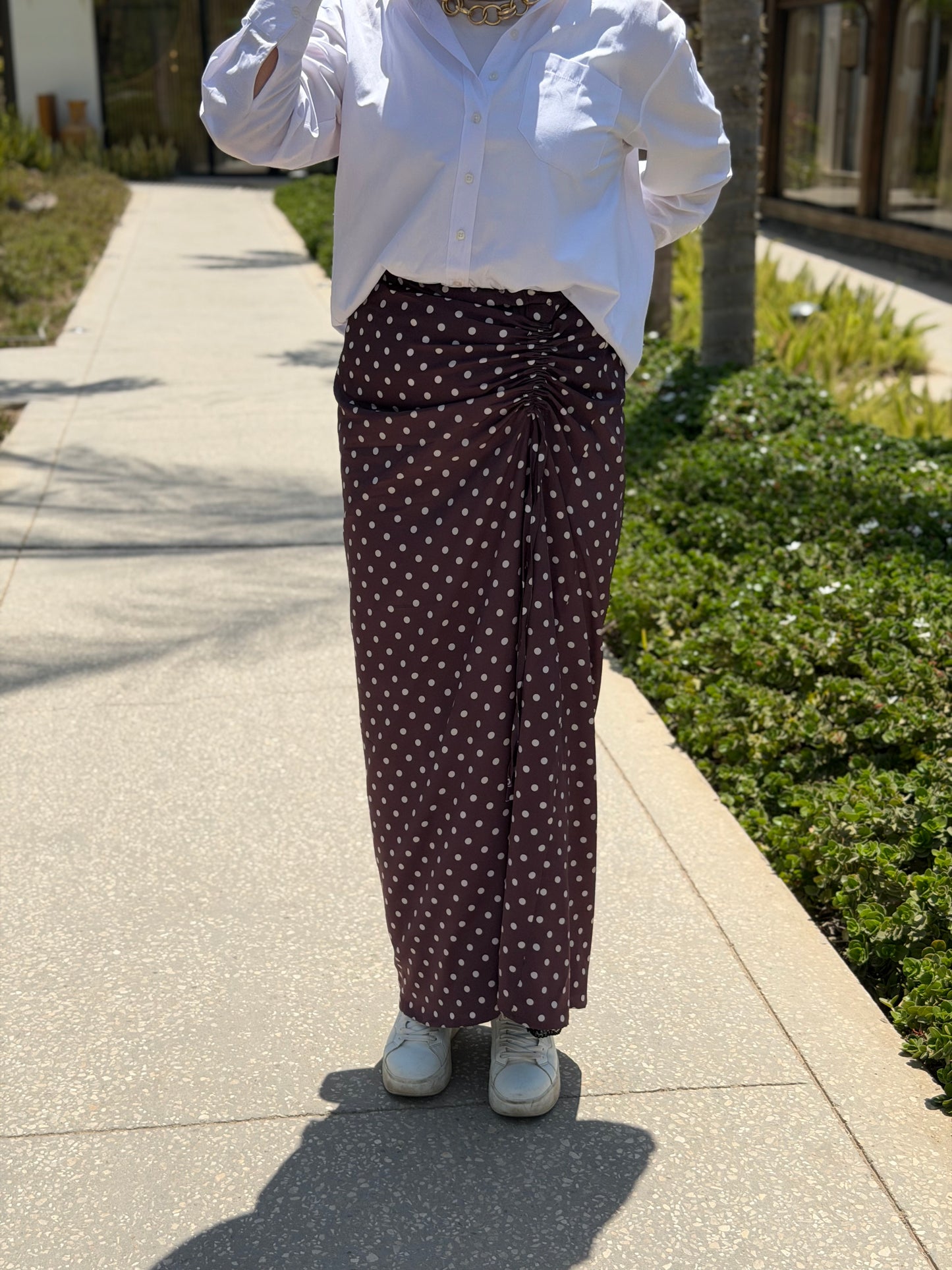 Brown skirt