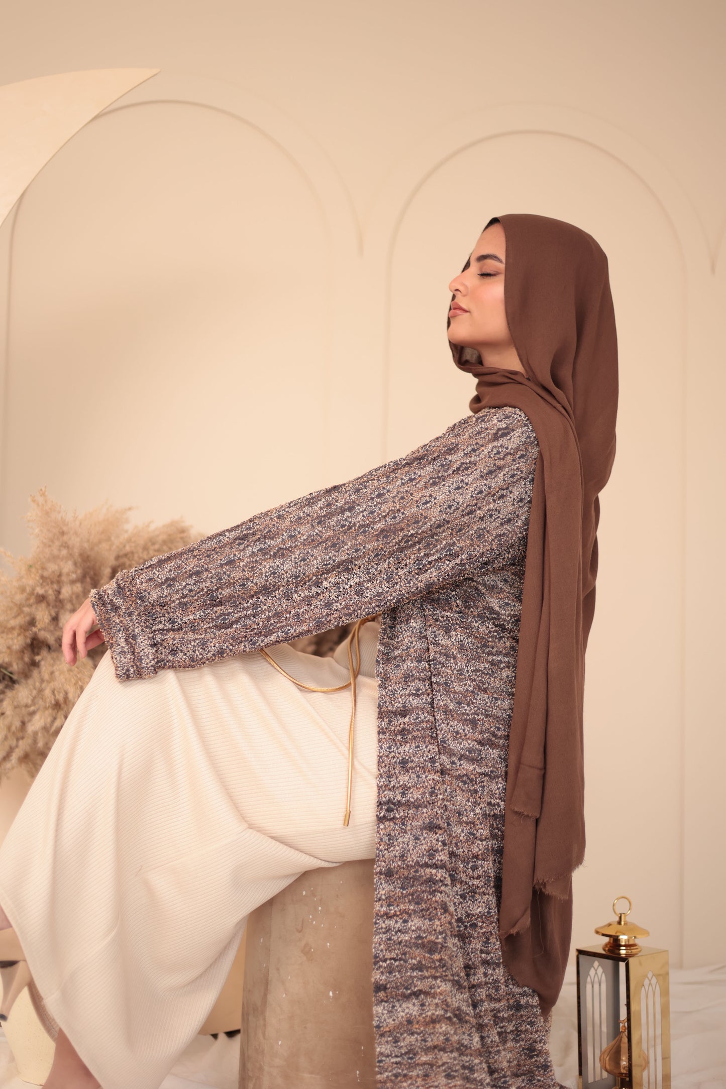 long wool cardigan