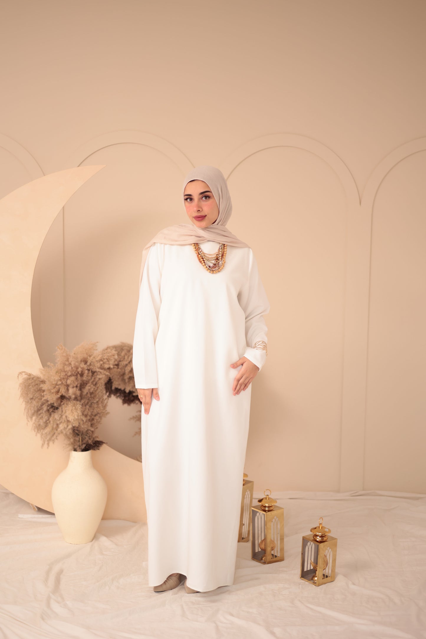 White basic dress