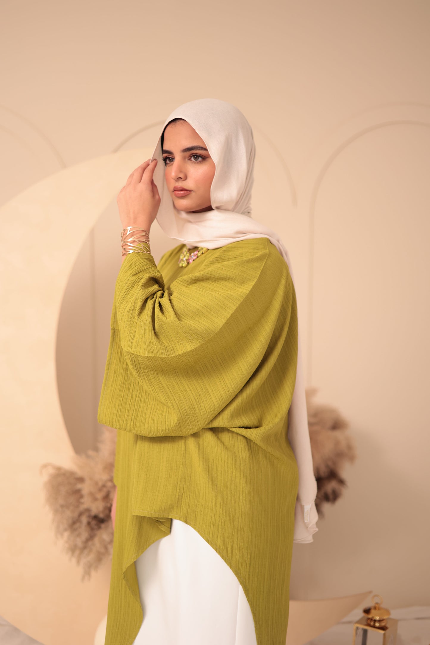 crinkle crepe blouse