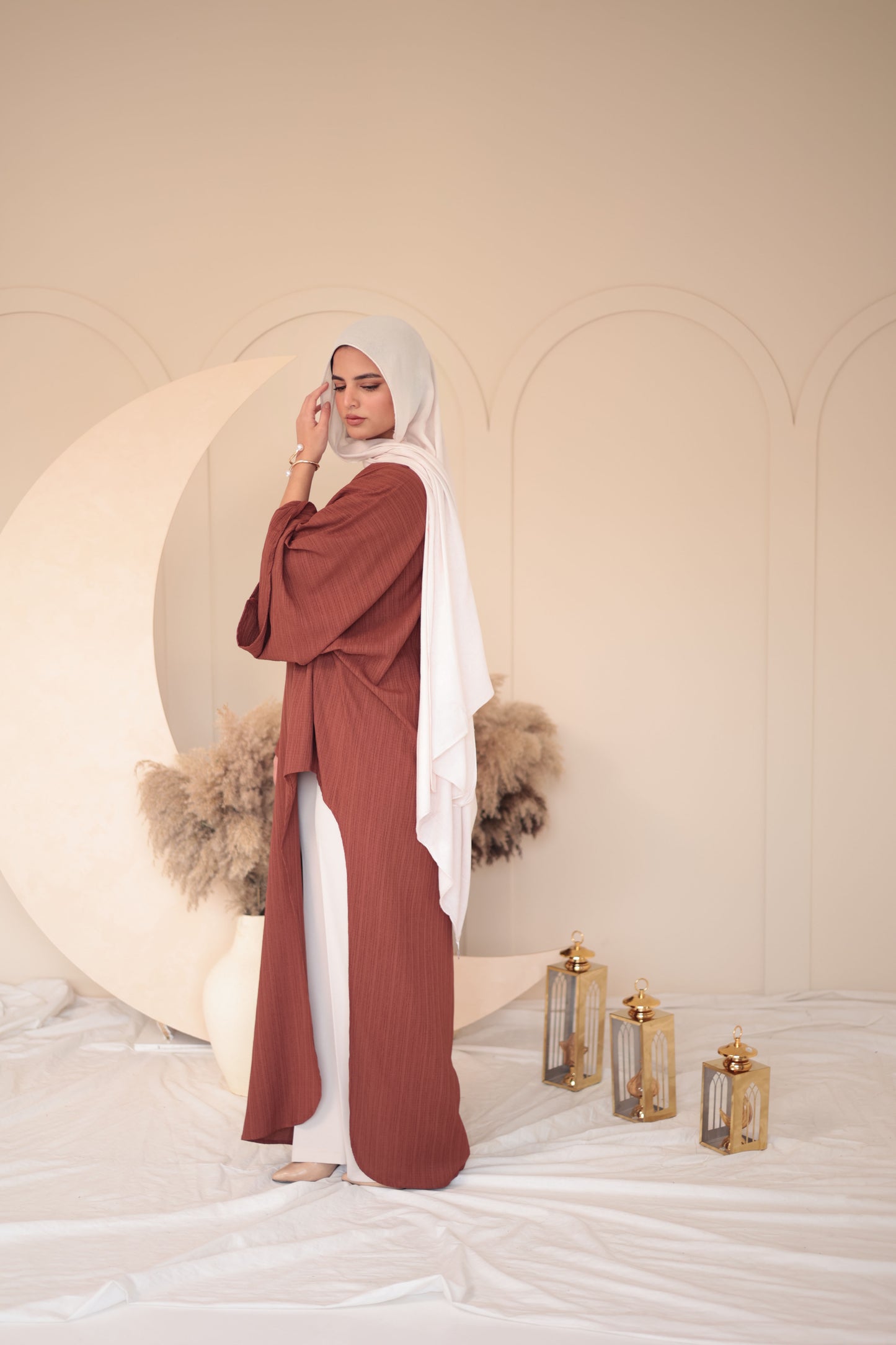 crinkle crepe blouse