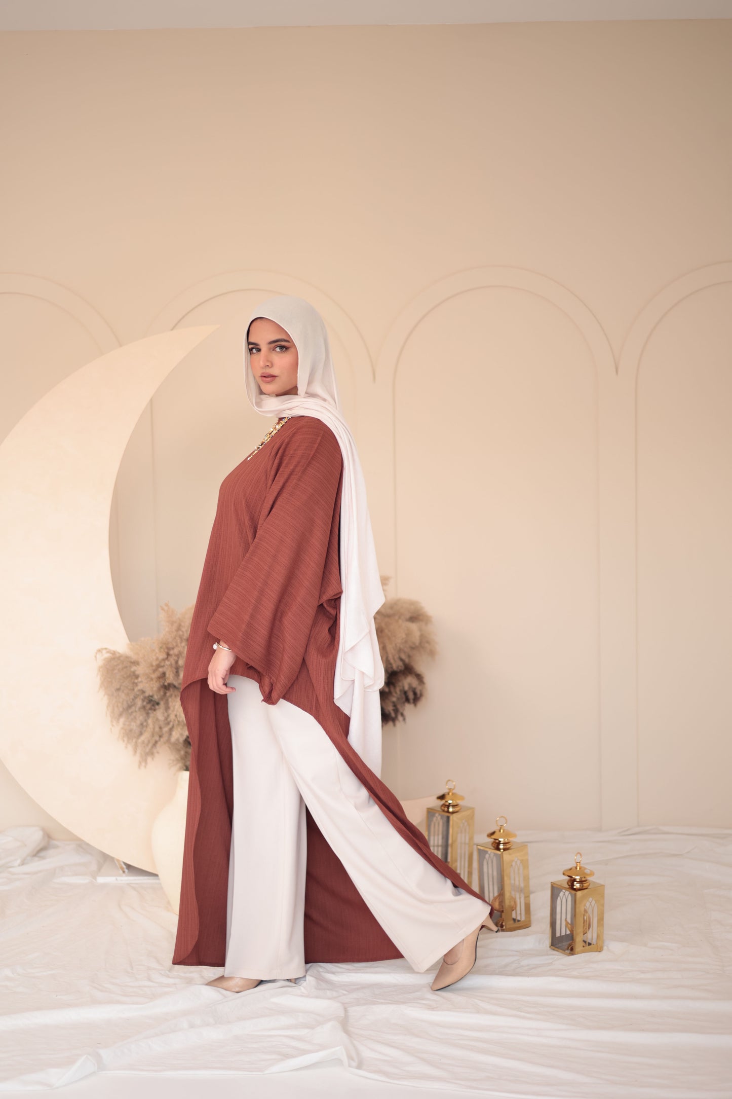 crinkle crepe blouse