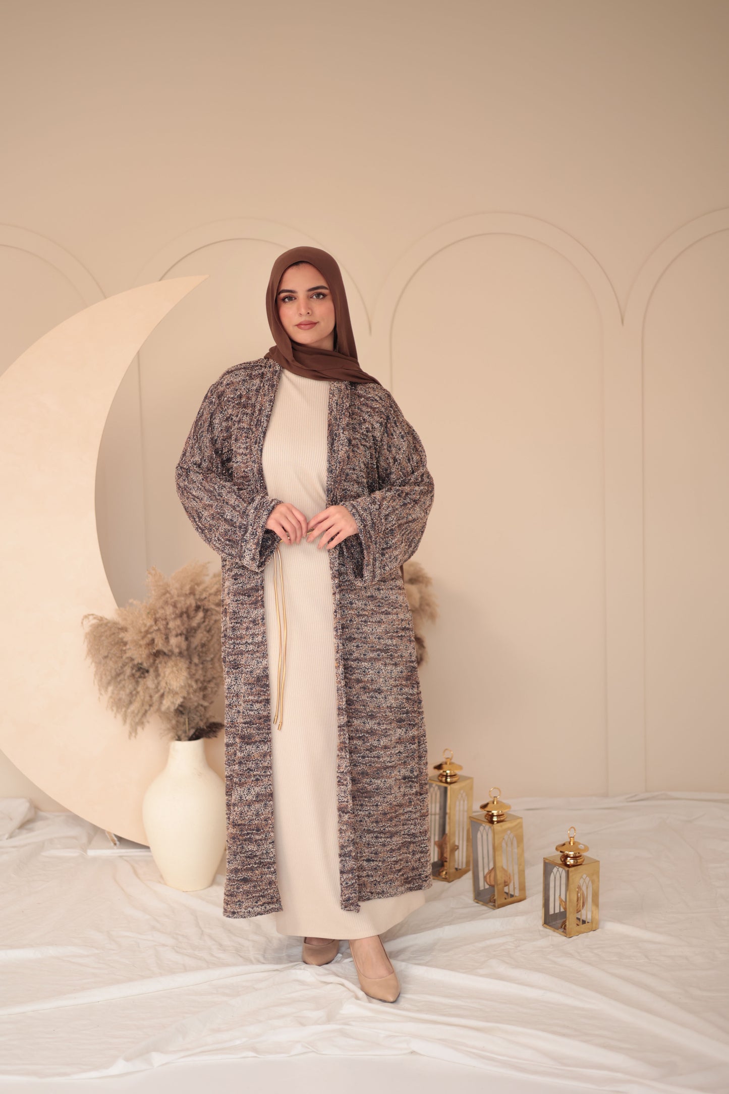 long wool cardigan