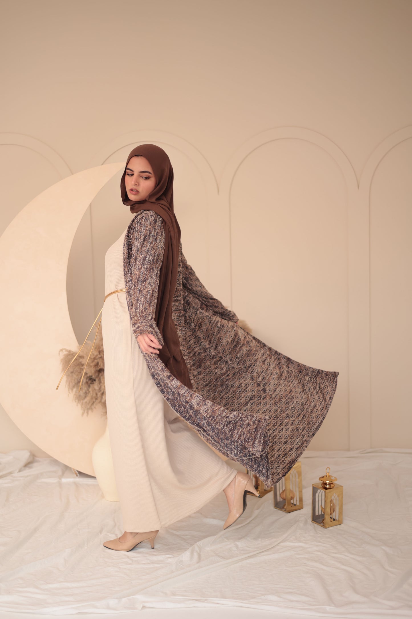 long wool cardigan