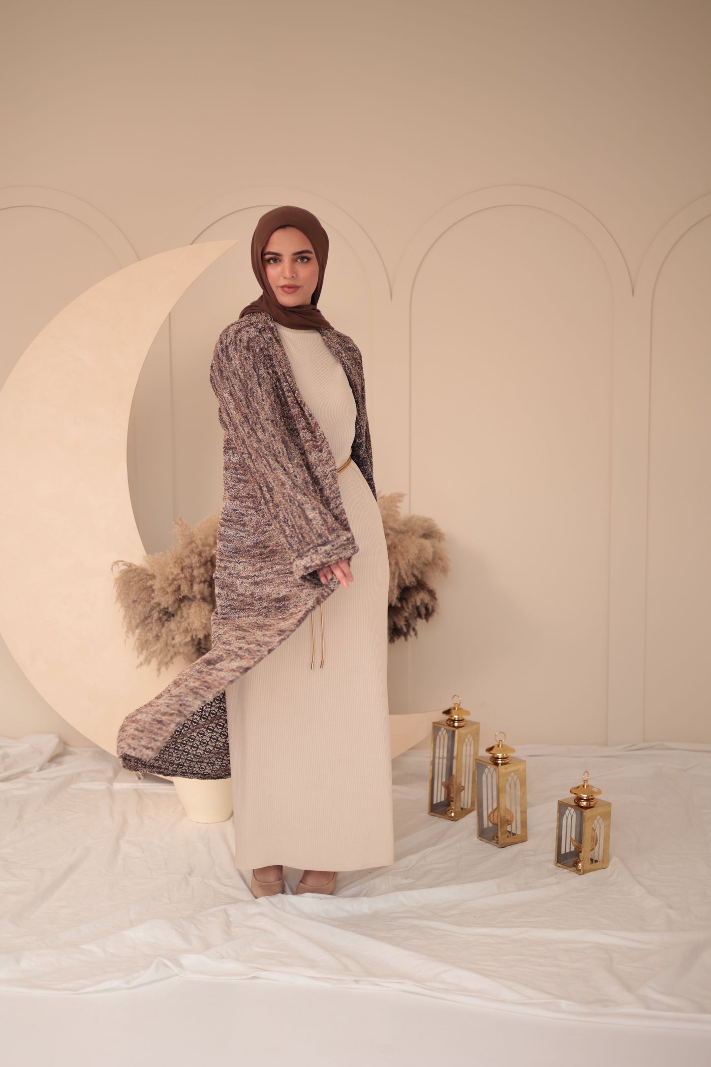 long wool cardigan