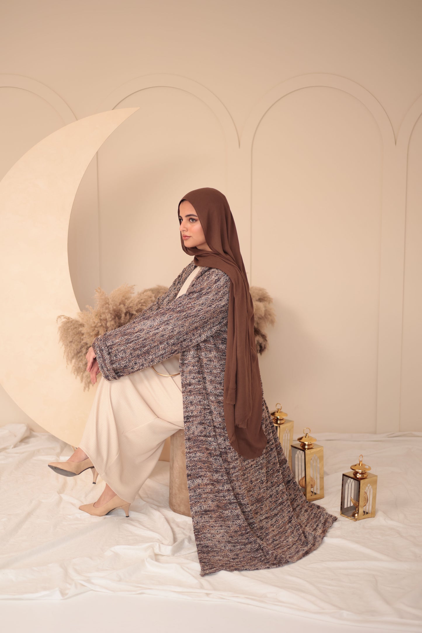 long wool cardigan