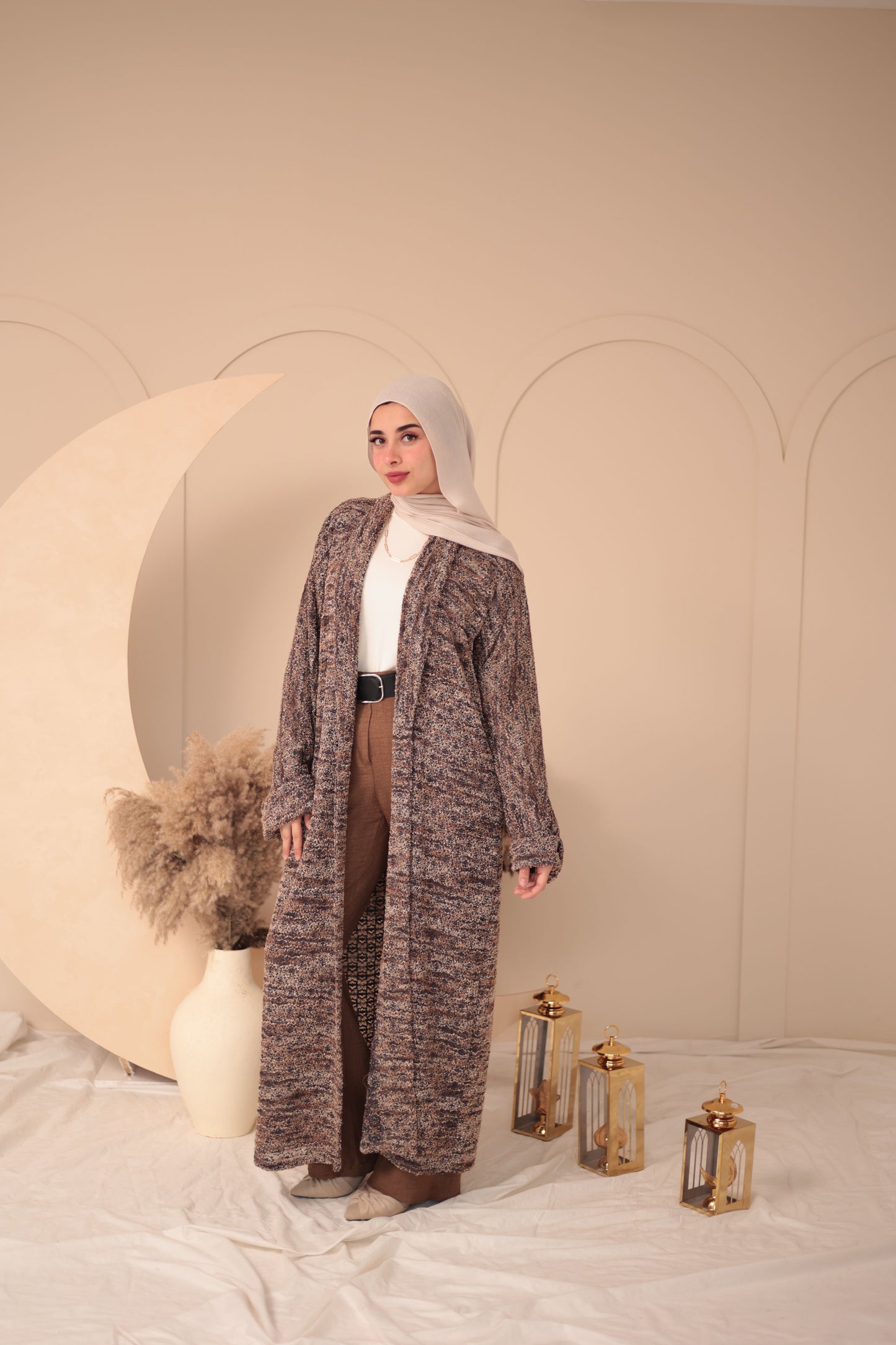 long wool cardigan