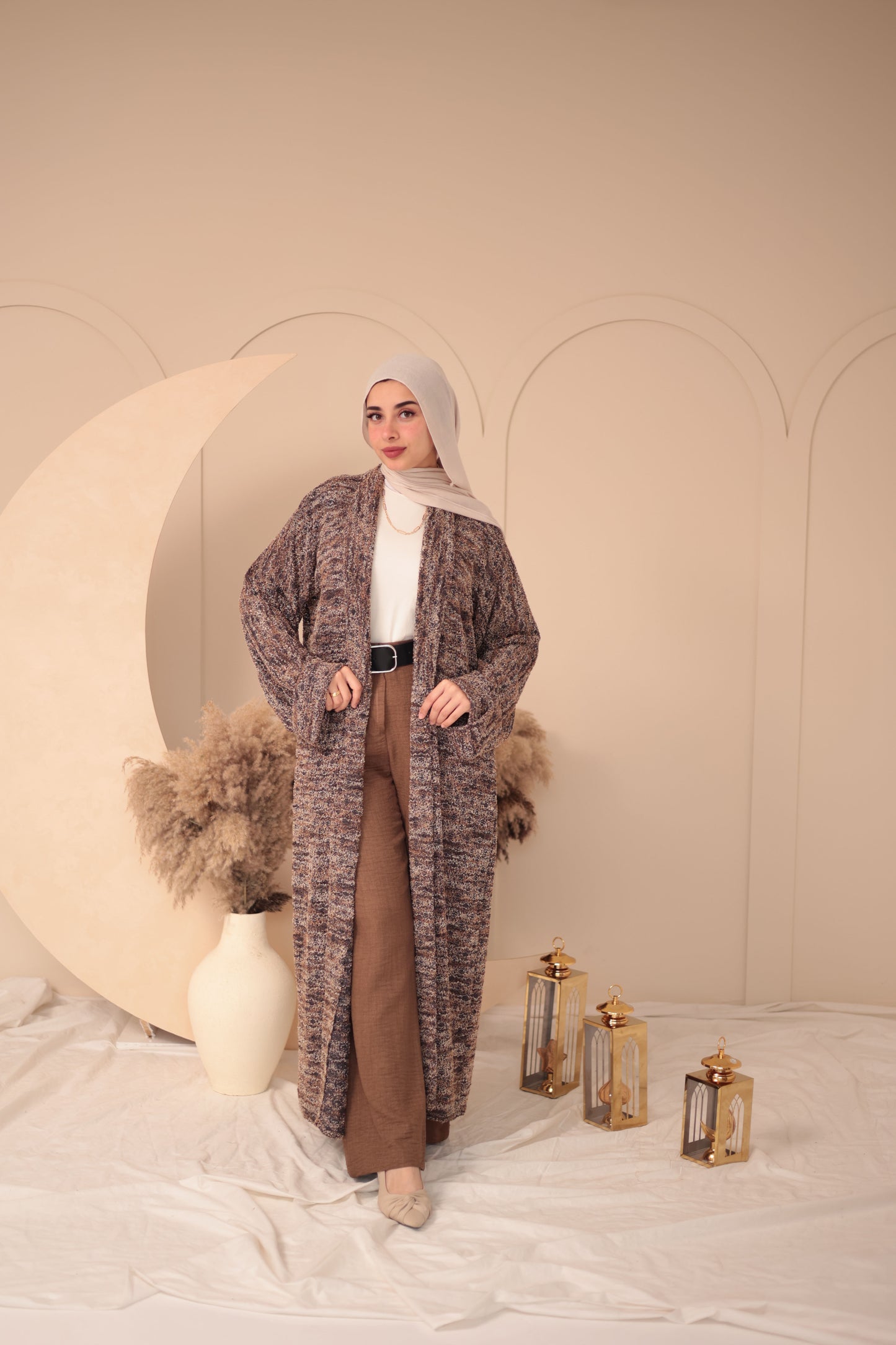 long wool cardigan