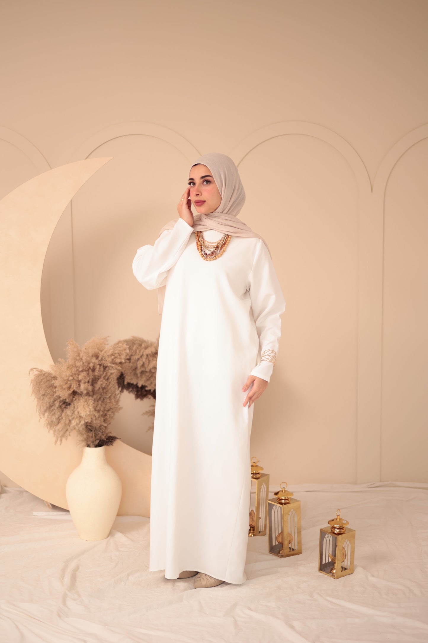 White basic dress