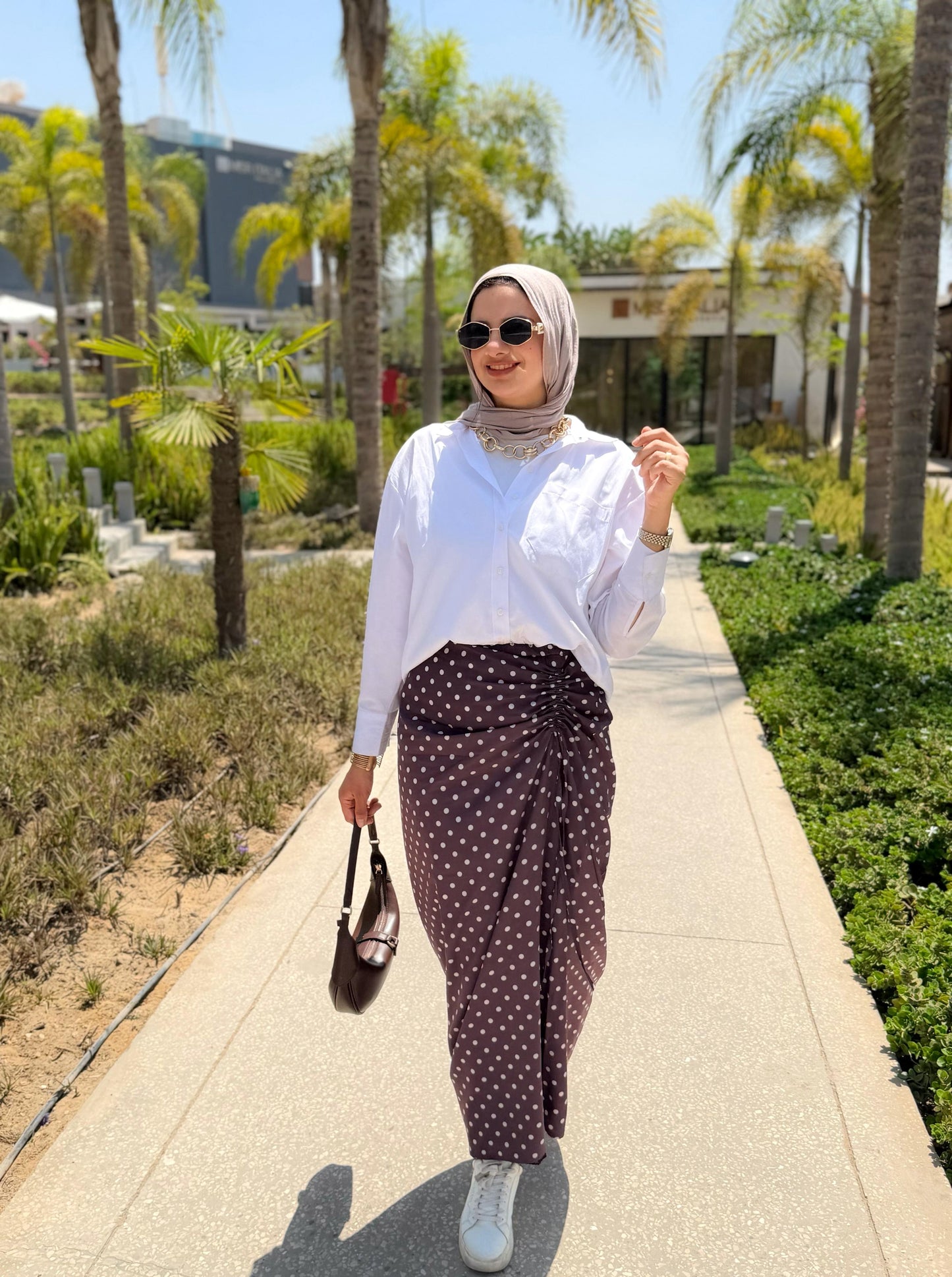 Brown skirt