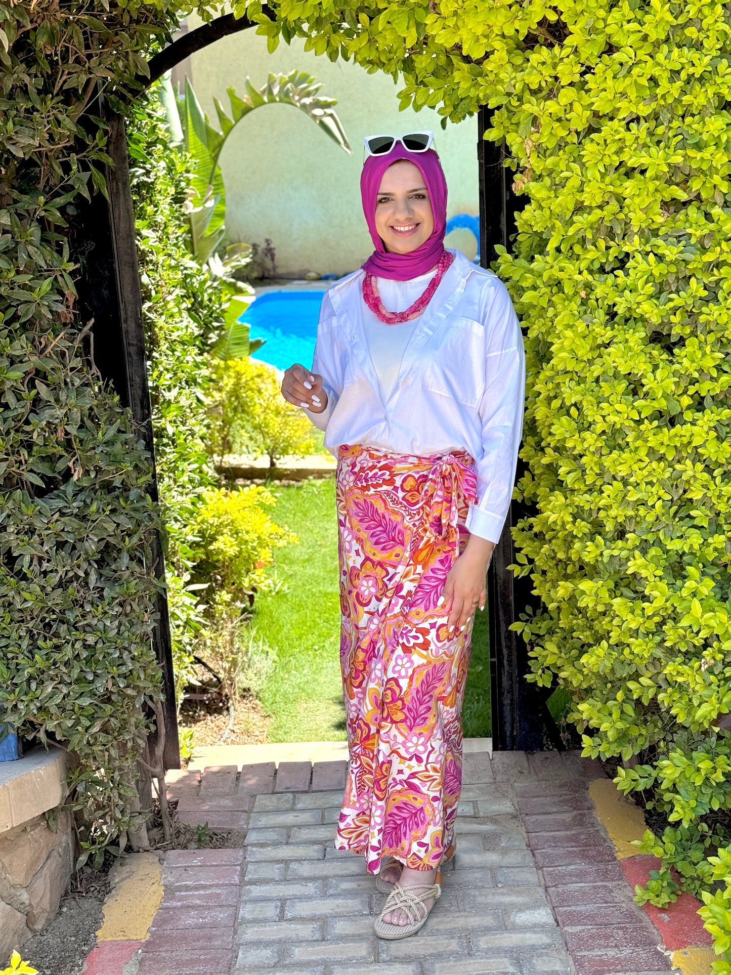 Floral skirt