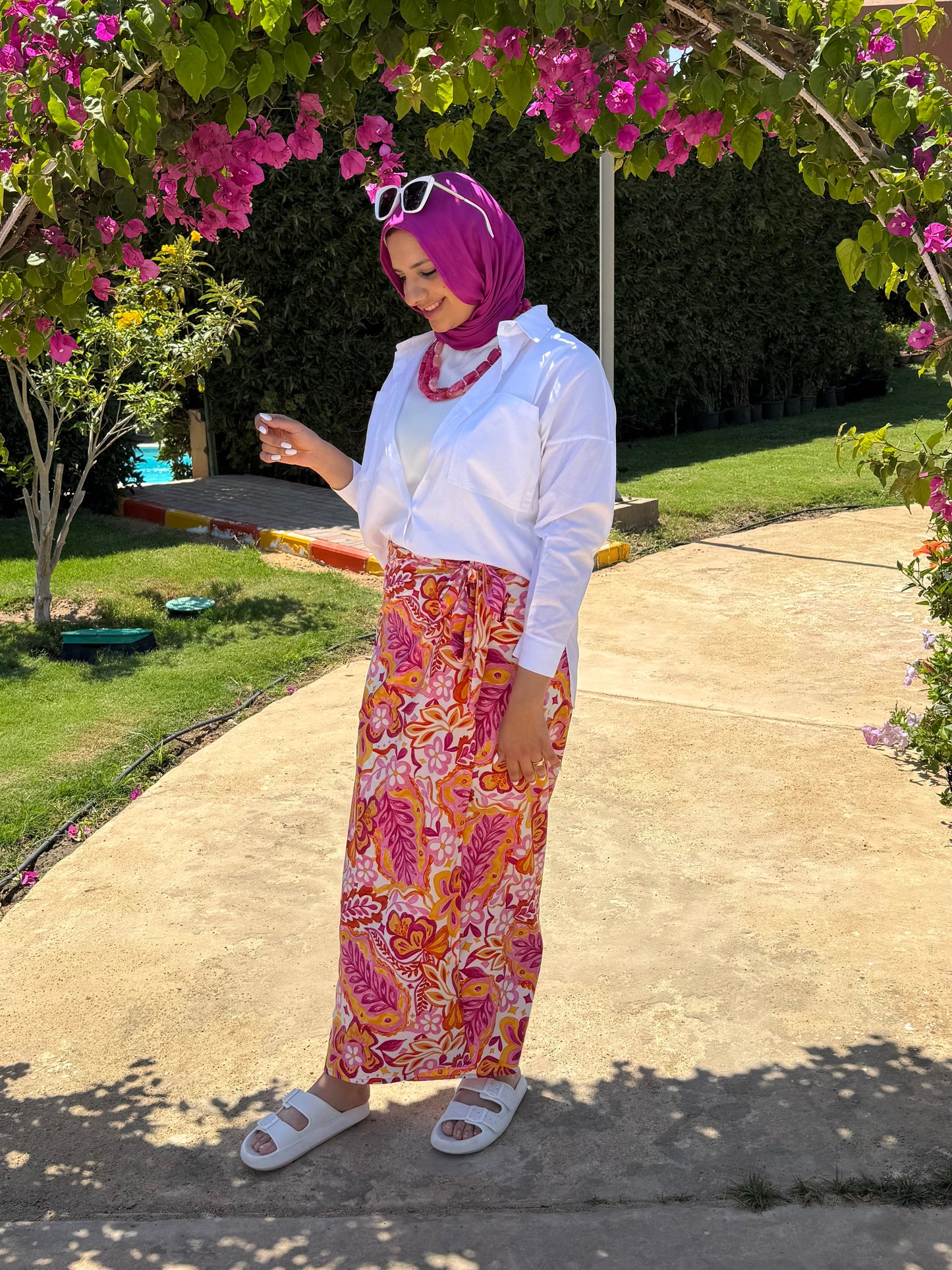 Floral skirt